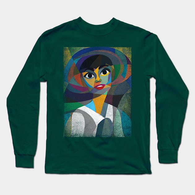 Audrey Long Sleeve T-Shirt by bulografik